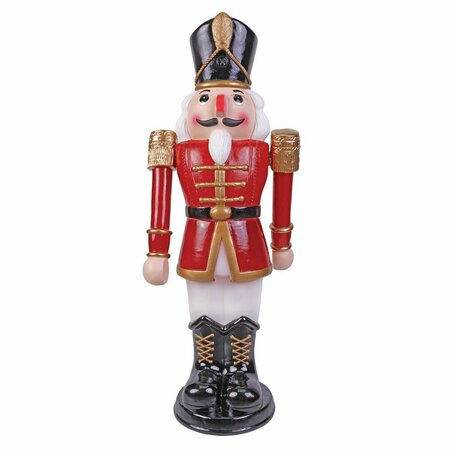 SS COLLECTIBLES 36 in. Animated Nutcracker, Red & White SS3041695